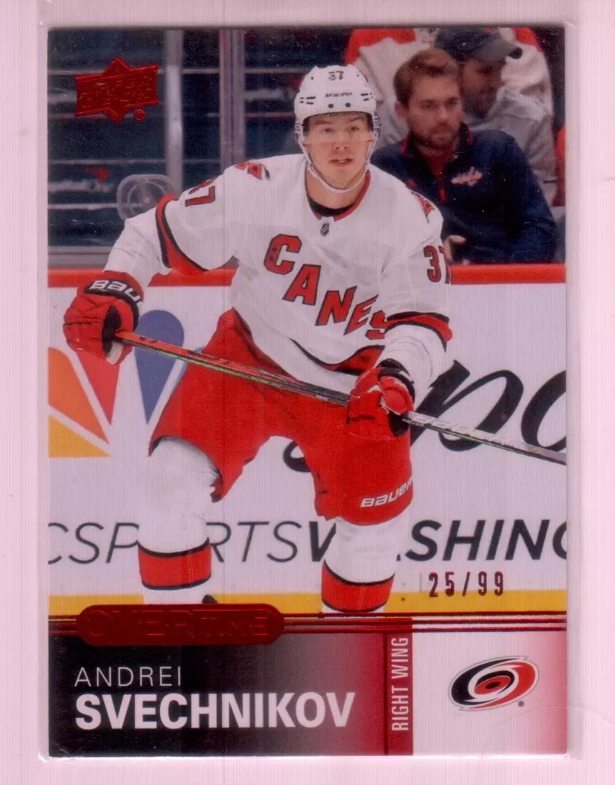 2019-20 Upper Deck Overtime Red #146 Andrei Svechnikov 25\99