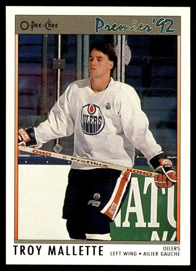 1991-92 OPC Premier #39 Troy Mallette