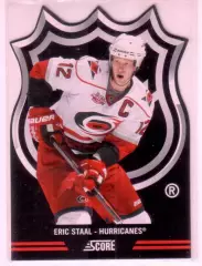 2011-12 Score NHL Shield Die Cuts #10 Eric Staal