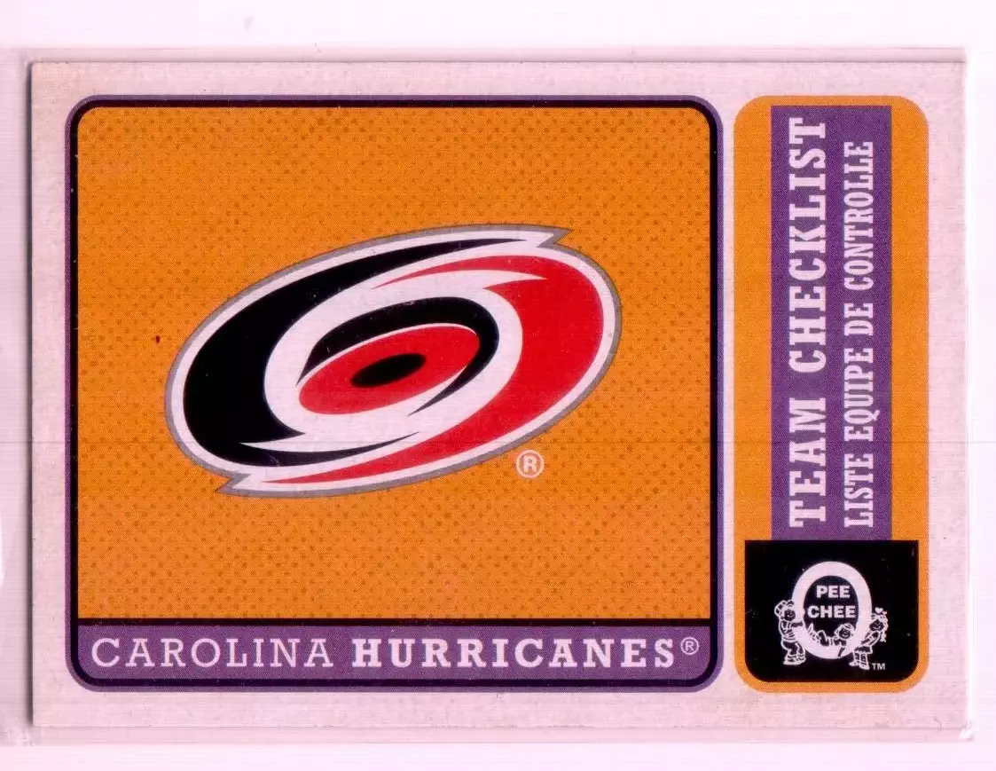 2018-19 O-Pee-Chee Retro #574 Carolina Hurricanes CL