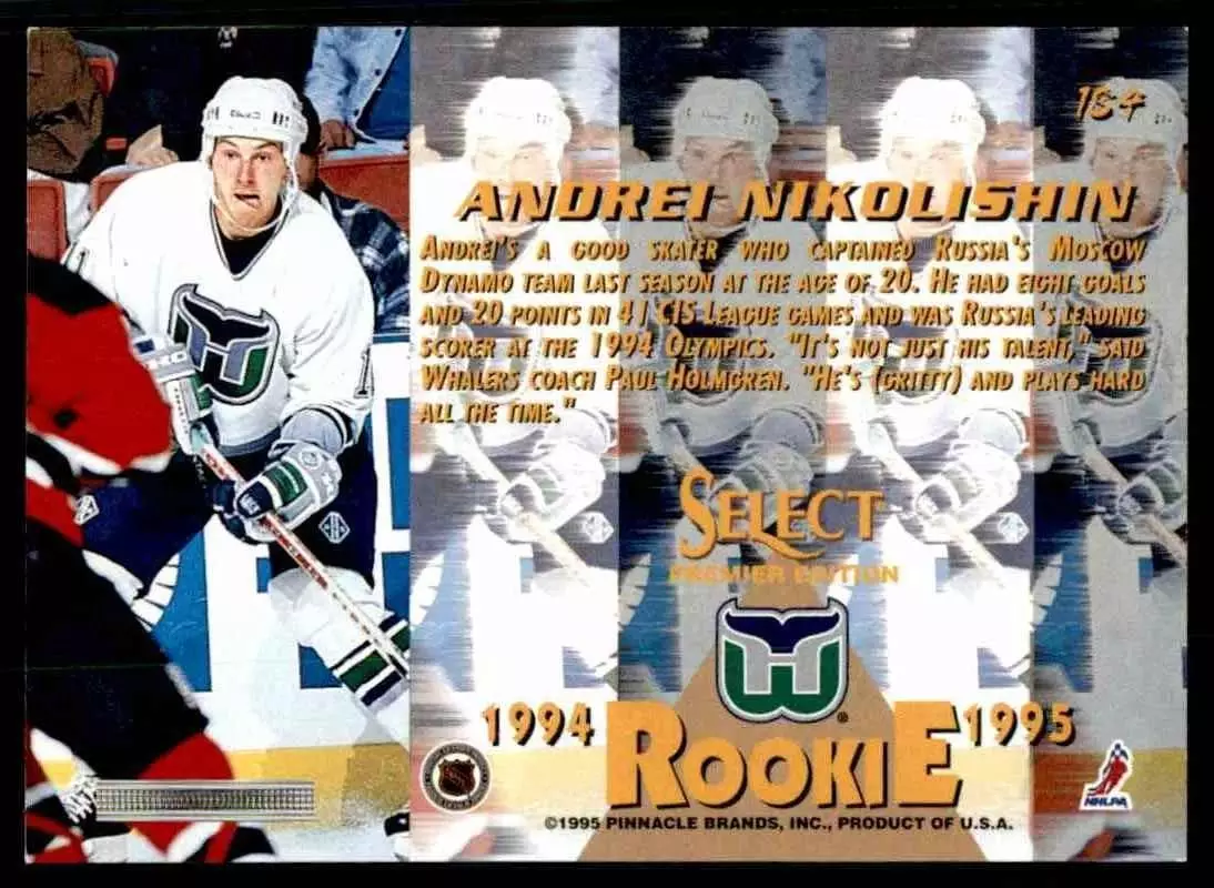 1994-95 Select #184 Andrei Nikolishin 1