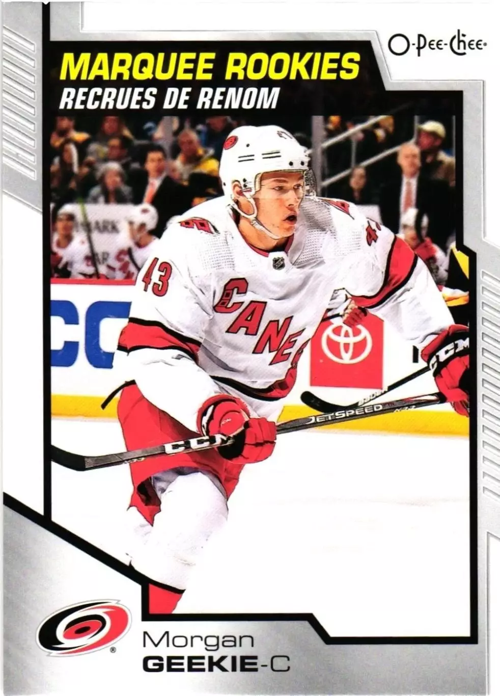 2020-21 O-Pee-Chee #524 Morgan Geekie RC