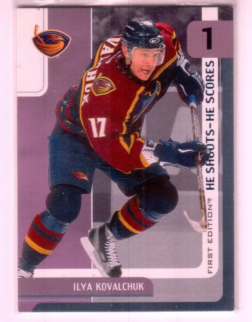 2002-03 BAP First Edition He Shoots He Scores Points #5 Ilya Kovalchuk 1 pt.