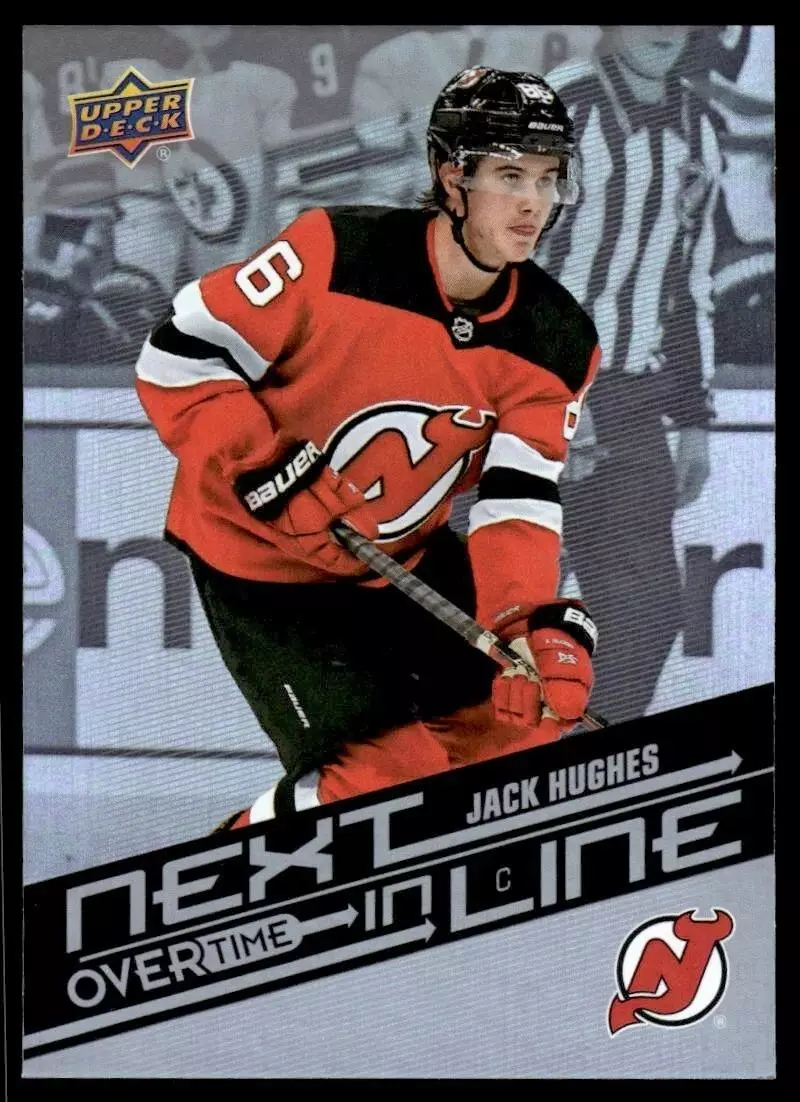 2019-20 Upper Deck Overtime Next In Line #NL1 Jack Hughes