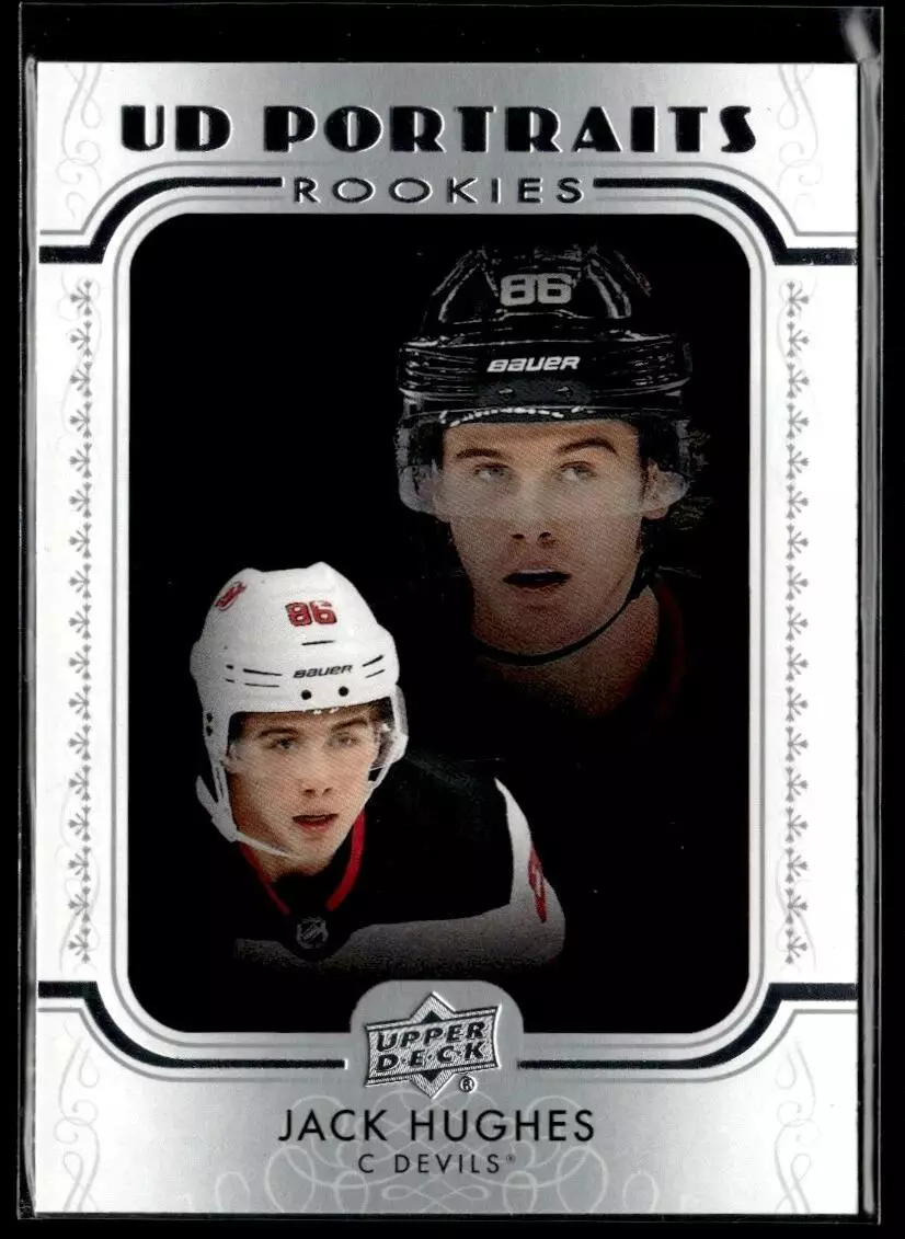 2019-20 Upper Deck UD Portraits #P100 Jack Hughes