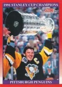 1991-92 Score Canadian Bilingual #315 Stanley Cup Champs