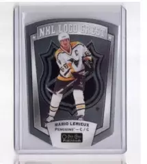 2016-17 O-Pee-Chee Platinum NHL Logo Crest Die Cuts #NHLLD3 Mario Lemieux