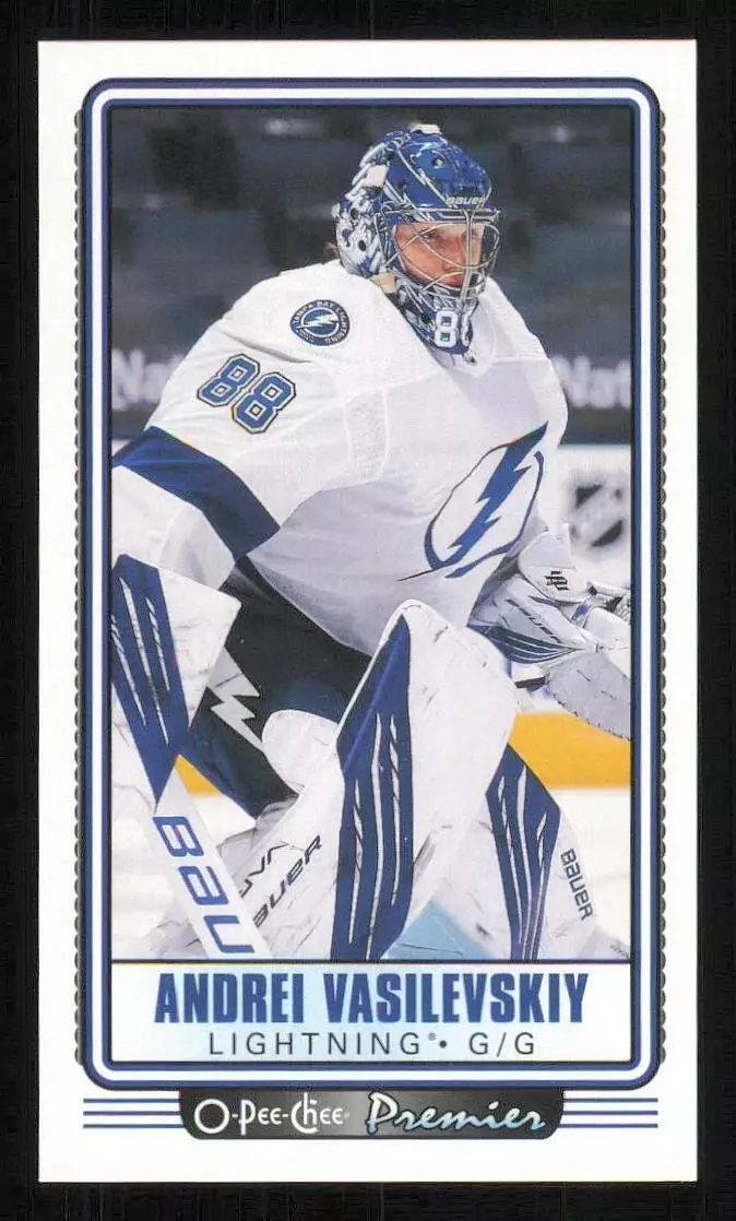2021-22 O-Pee-Chee OPC Premier Tallboys #P14 Andrei Vasilevskiy