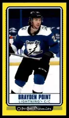 2021-22 O-Pee-Chee OPC Premier Tallboys Yellow #P17 Brayden Point