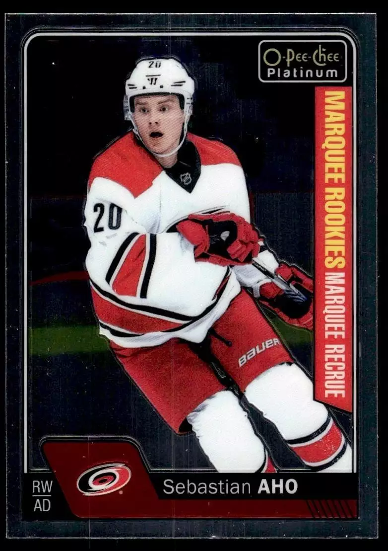 2016-17 O-Pee-Chee Platinum #173 Sebastian Aho RC