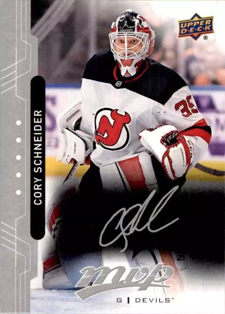 2018-19 Upper Deck MVP Silver Script #89 Cory Schneider