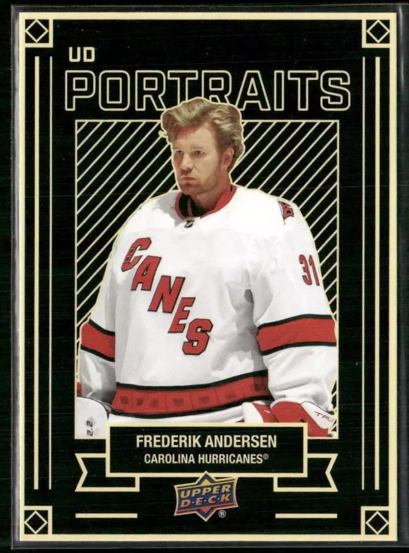 2022-23 Upper Deck UD Portraits #P1 Frederik Andersen