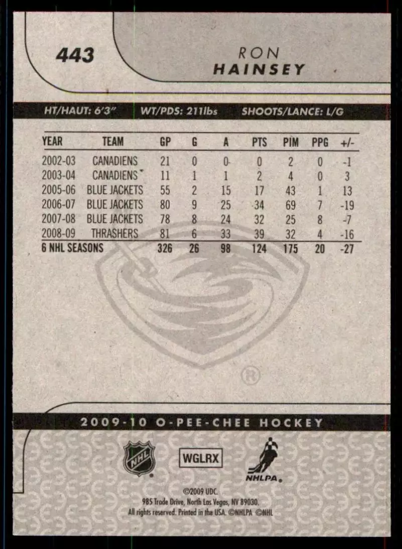 2009-10 O-Pee-Chee #365 Eric Perrin 1