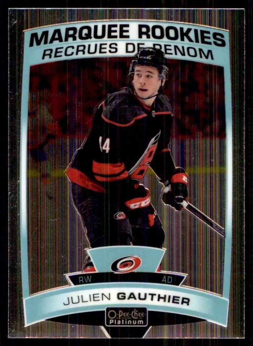 2019-20 O-Pee-Chee Platinum #177 Julien Gauthier RC