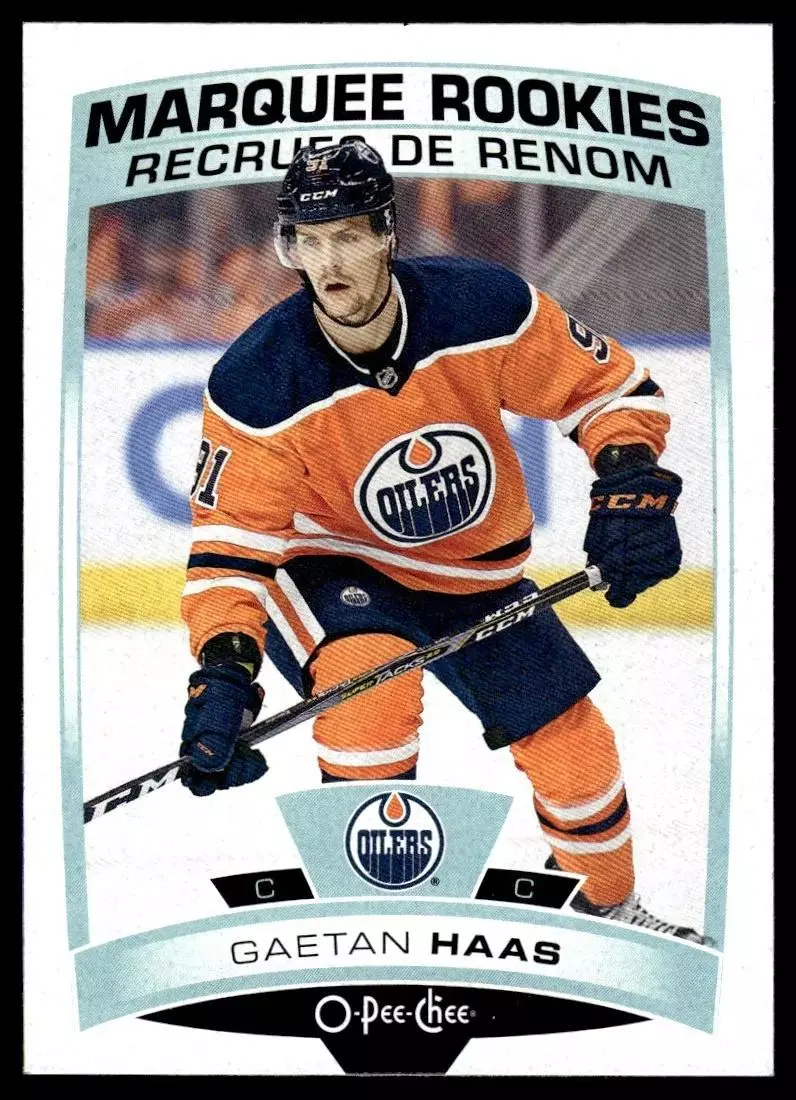 2019-20 O-Pee-Chee #640 Gaetan Haas RC