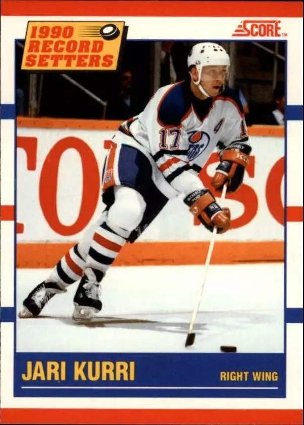 1990-91 Score #348 Jari Kurri LL