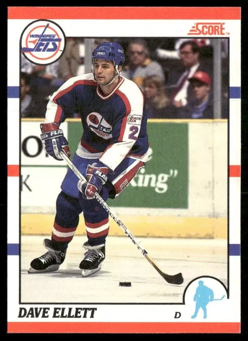 1990-91 Score #65 Dave Ellett