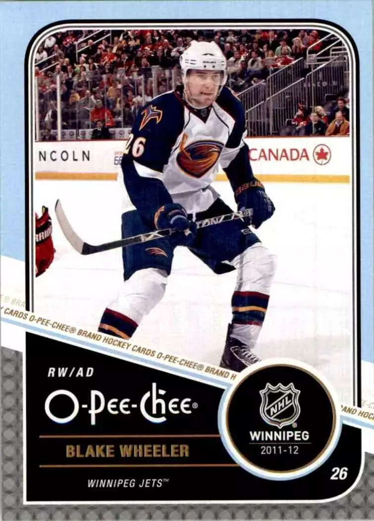 2011-12 O-Pee-Chee #297 Blake Wheeler