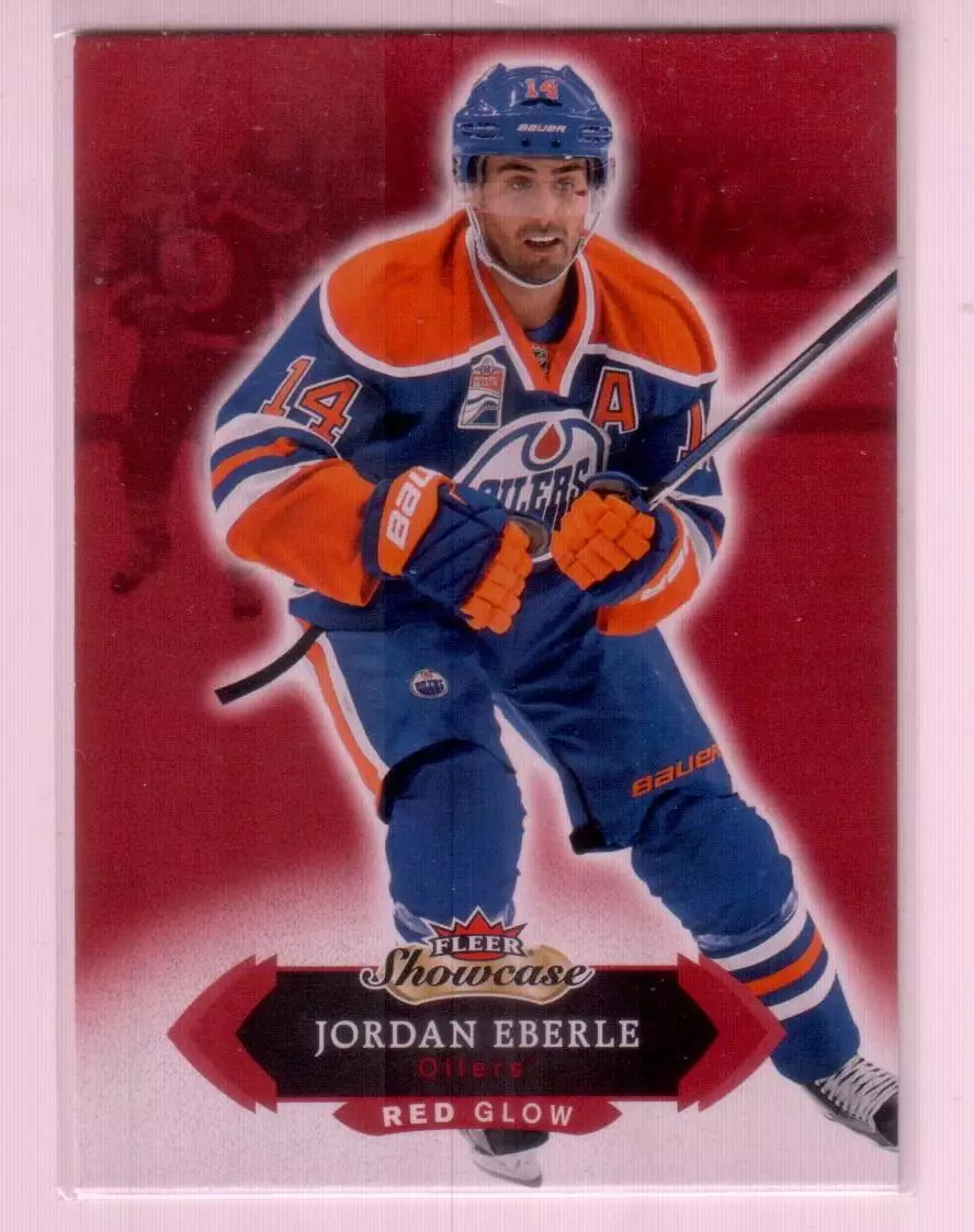 2016-17 Fleer Showcase Red Glow #11 Jordan Eberle