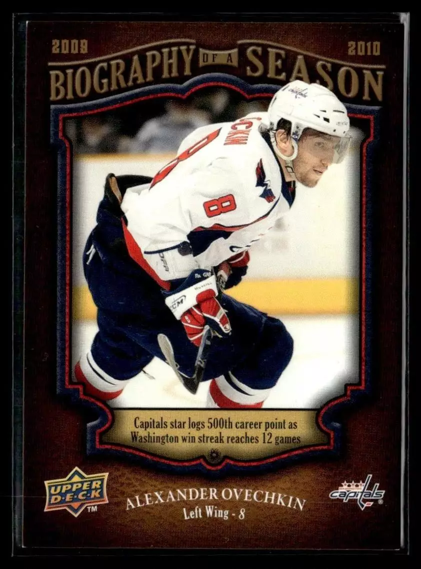 2009-10 Upper Deck Biography of a Season #BOS22 Alexander Ovechkin