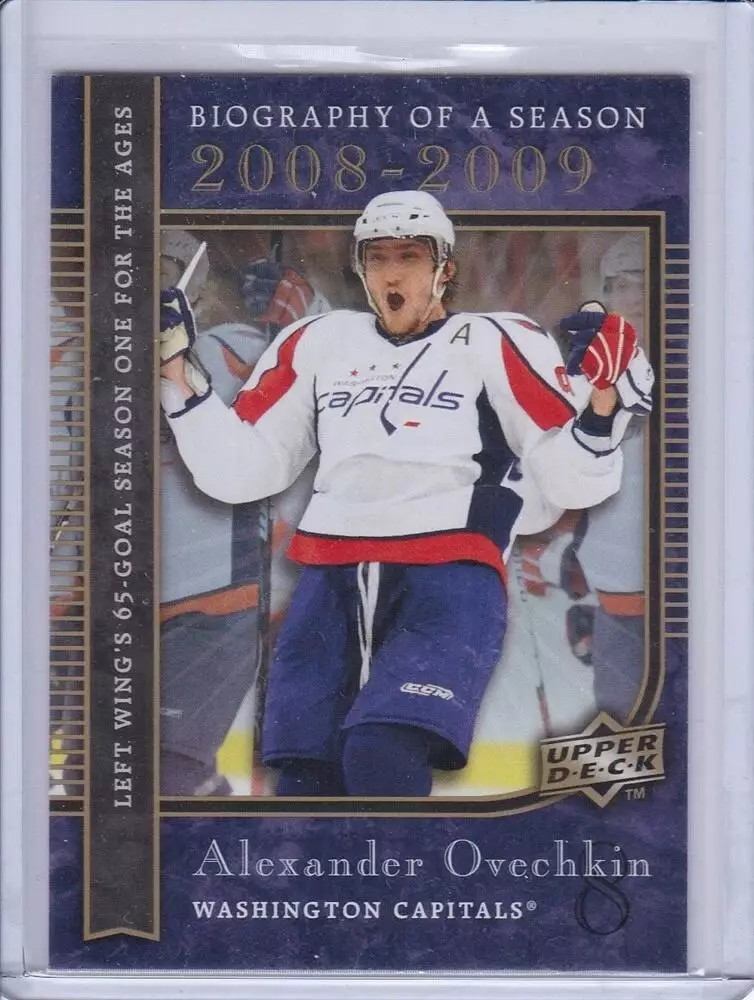 2008-09 Upper Deck Biography of a Season #BS1 Alexander Ovechkin