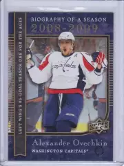 2008-09 Upper Deck Biography of a Season #BS1 Alexander Ovechkin