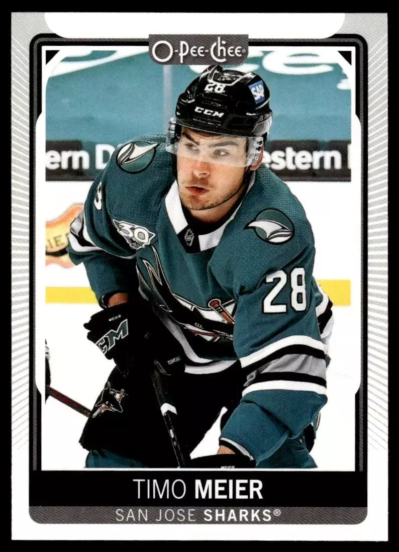 2021-22 O-Pee-Chee #154 Timo Meier