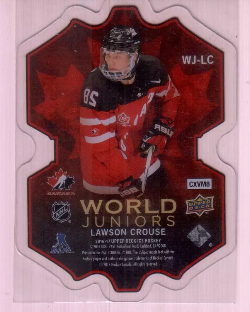 2016-17 Upper Deck Ice World Juniors #WJLC Lawson Crouse 1