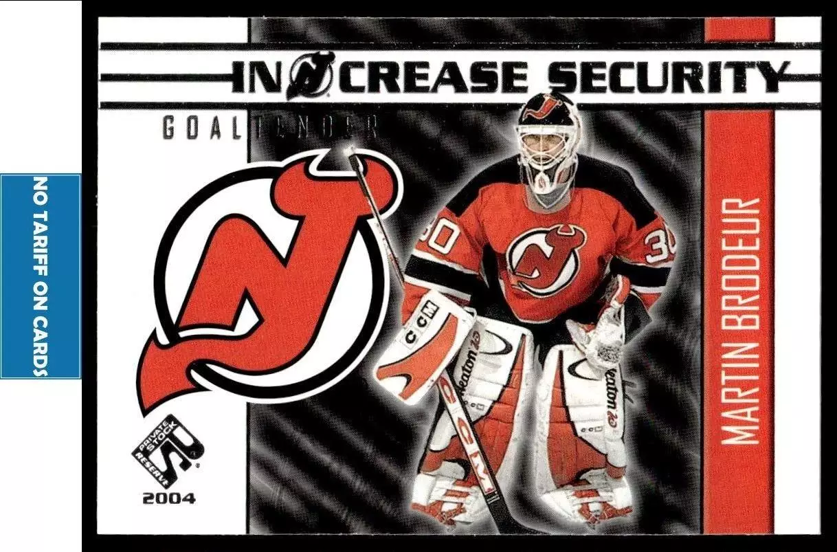 2003-04 Private Stock Reserve Increase Security #9 Martin Brodeur