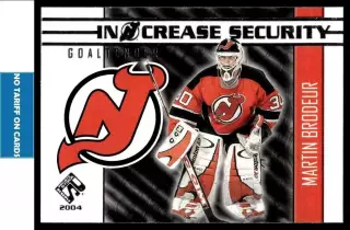 2003-04 Private Stock Reserve Increase Security #9 Martin Brodeur