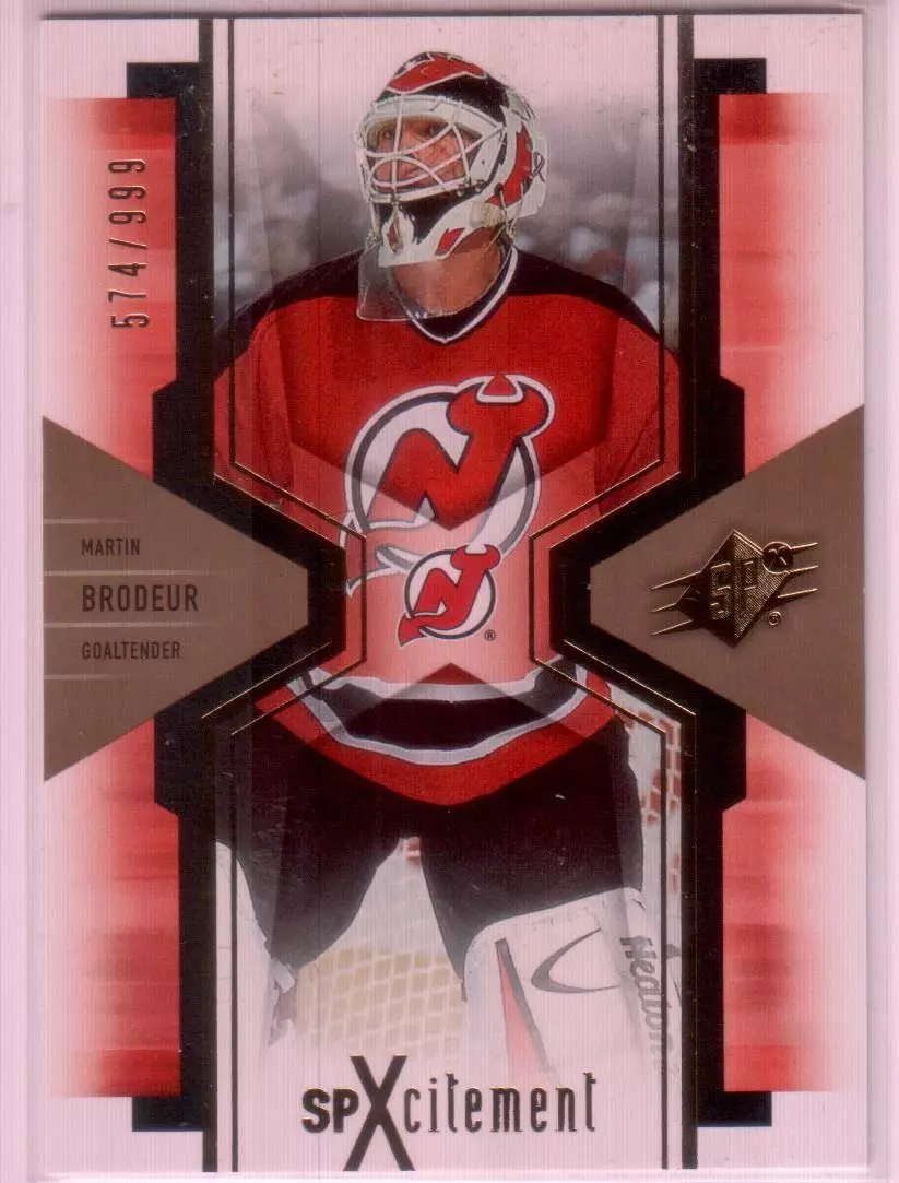 2006-07 SPx SPxcitement #X60 Martin Brodeur 574\999