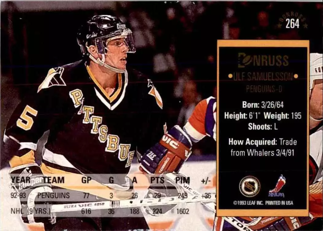 1993-94 Donruss #264 Ulf Samuelsson 1