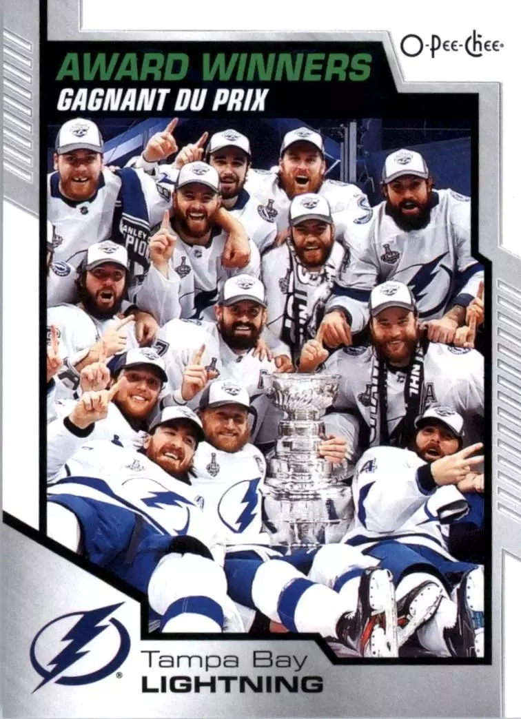 2020-21 O-Pee-Chee #610 Tampa Bay Lightning AW