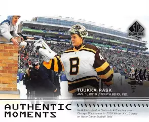 2019-20 SP Authentic #101 Tuukka Rask AM