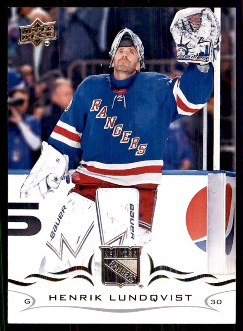 2018-19 Upper Deck #374 Henrik Lundqvist
