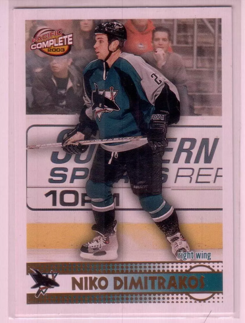 2002-03 Pacific Complete #513 Niko Dimitrakos