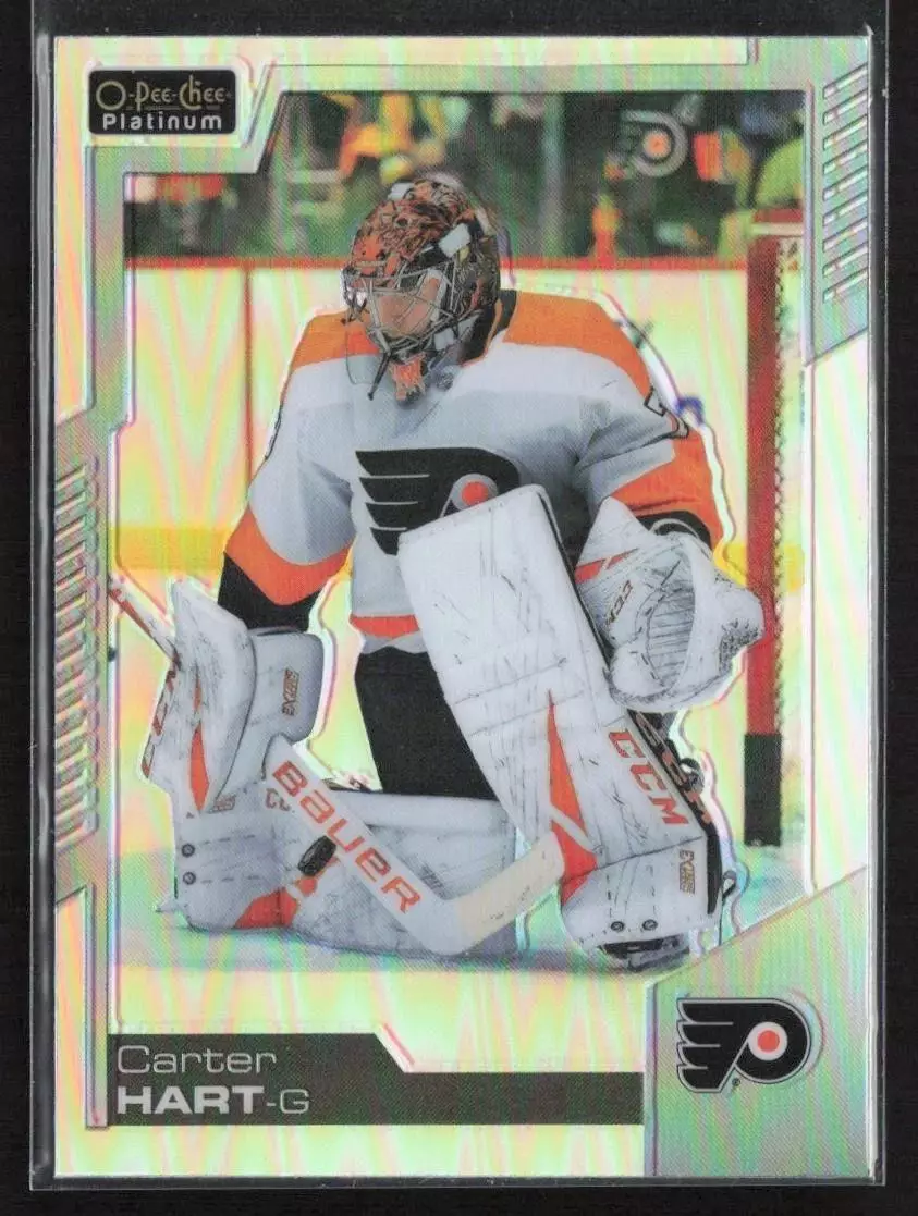 2020-21 O-Pee-Chee Platinum Rainbow #16 Carter Hart
