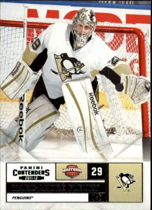 2011-12 Panini Contenders #29 Marc-Andre Fleury