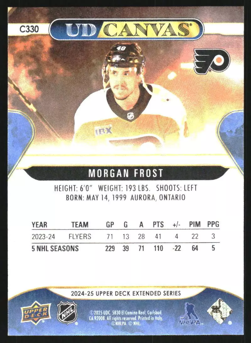 2024-25 Upper Deck UD Canvas #C330 Morgan Frost 1