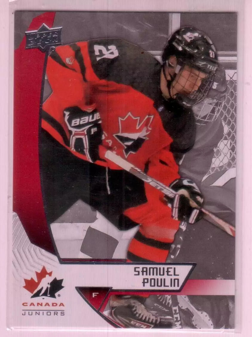 2019-20 Upper Deck Team Canada Juniors #75 Samuel Poulin