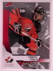 2019-20 Upper Deck Team Canada Juniors #75 Samuel Poulin