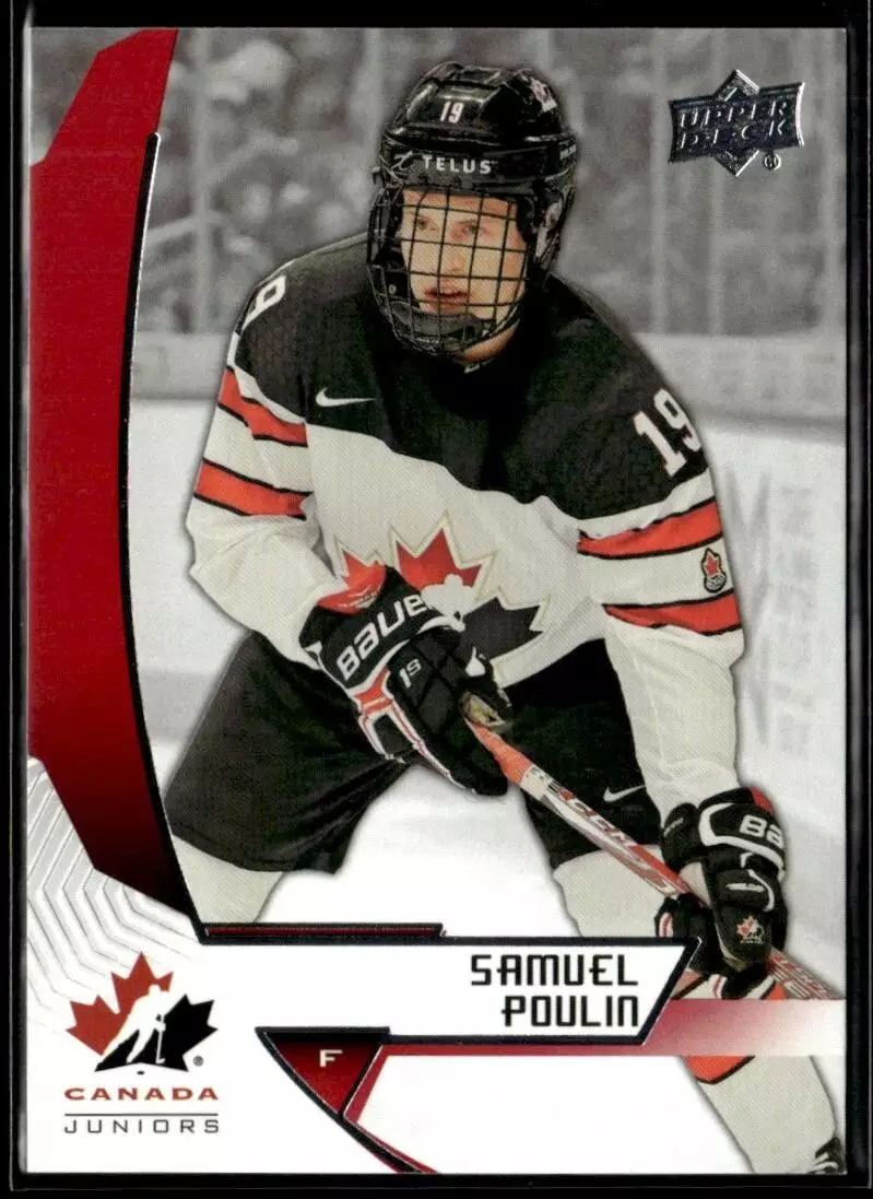 2019-20 Upper Deck Team Canada Juniors #9 Samuel Poulin
