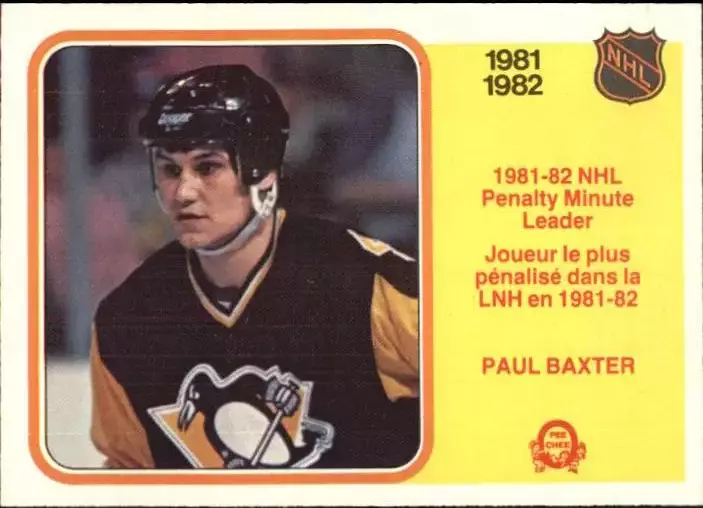 1982-83 O-Pee-Chee #238 Paul Baxter LL