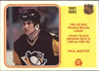 1982-83 O-Pee-Chee #238 Paul Baxter LL