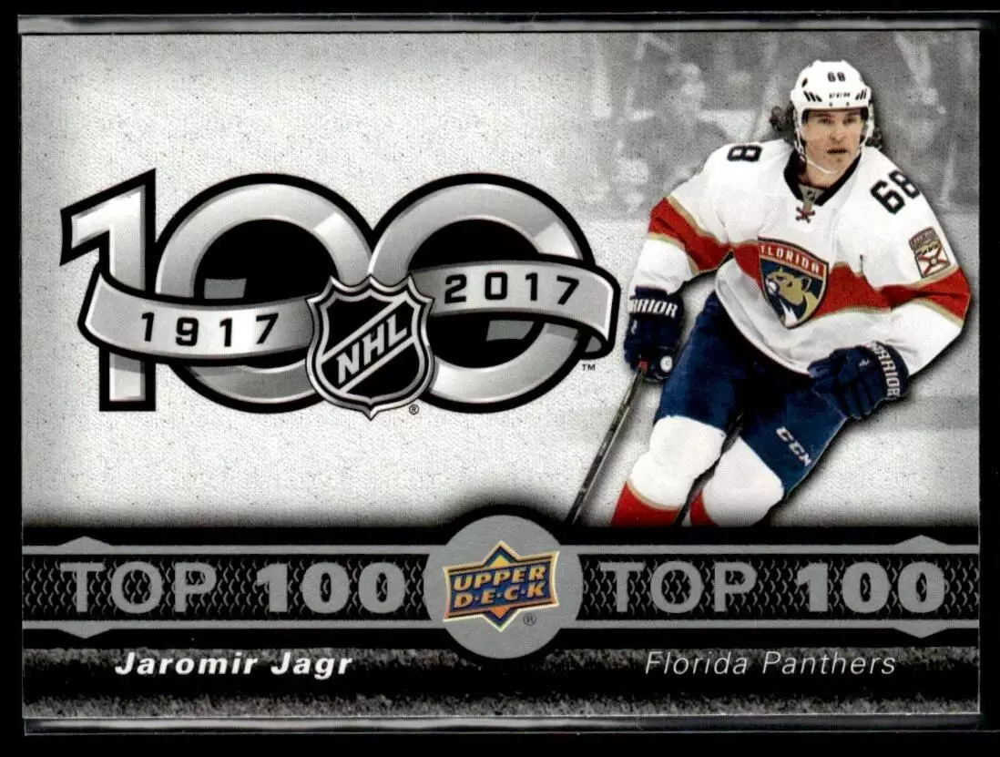 2017-18 Upper Deck Tim Hortons Top 100 #TOP5 Jaromir Jagr