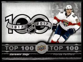 2017-18 Upper Deck Tim Hortons Top 100 #TOP5 Jaromir Jagr