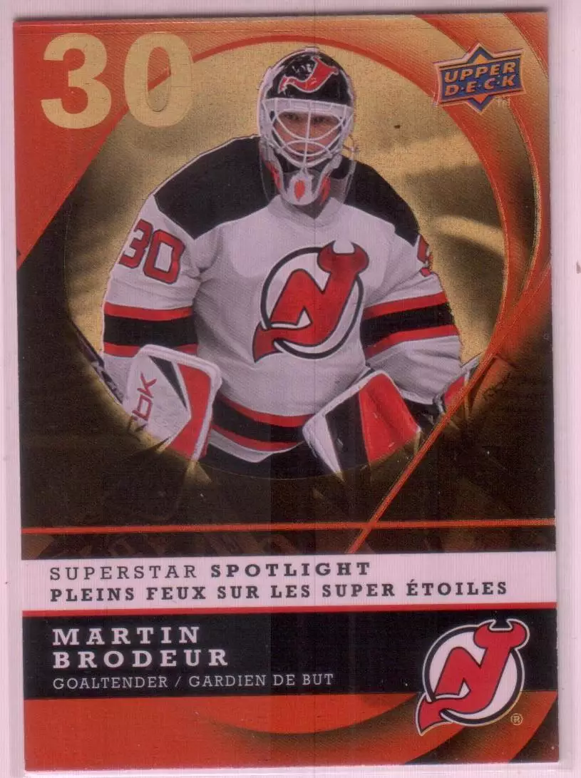 2008-09 McDonald's Upper Deck Superstar Spotlight #IS14 Martin Brodeur