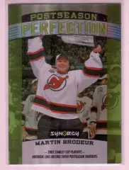 2018-19 Synergy Post Season Perfection Green #PS19 Martin Brodeur 036\199