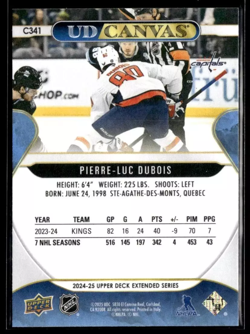 2024-25 Upper Deck UD Canvas #C341 Pierre-Luc Dubois 1