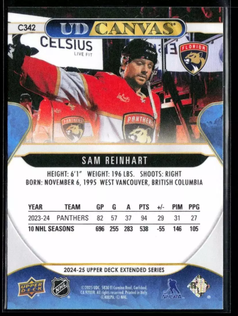 2024-25 Upper Deck UD Canvas #C342 Sam Reinhart 1